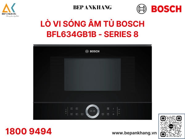  Lò vi sóng Bosch Series 8 BFL634GB1B - Nhập khẩu Anh Quốc